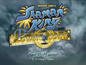 Shonen Jump's Shaman King - Power of Spirit screen shot title